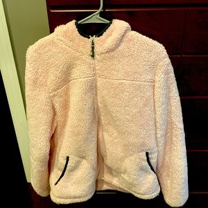 Free Country pink full zip pink soft fleece